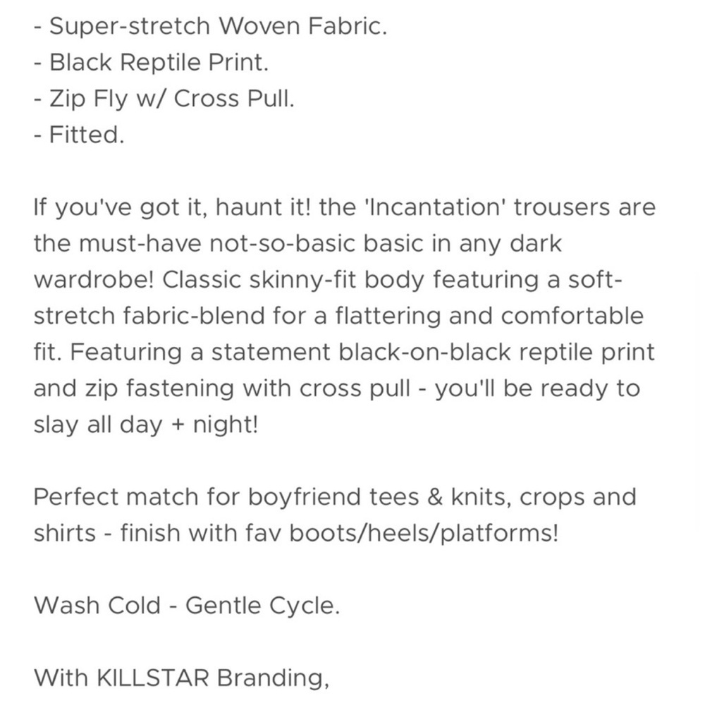 High-Waist Black Faux-Snake Leather Skinny Pants - Picture 2 of 9